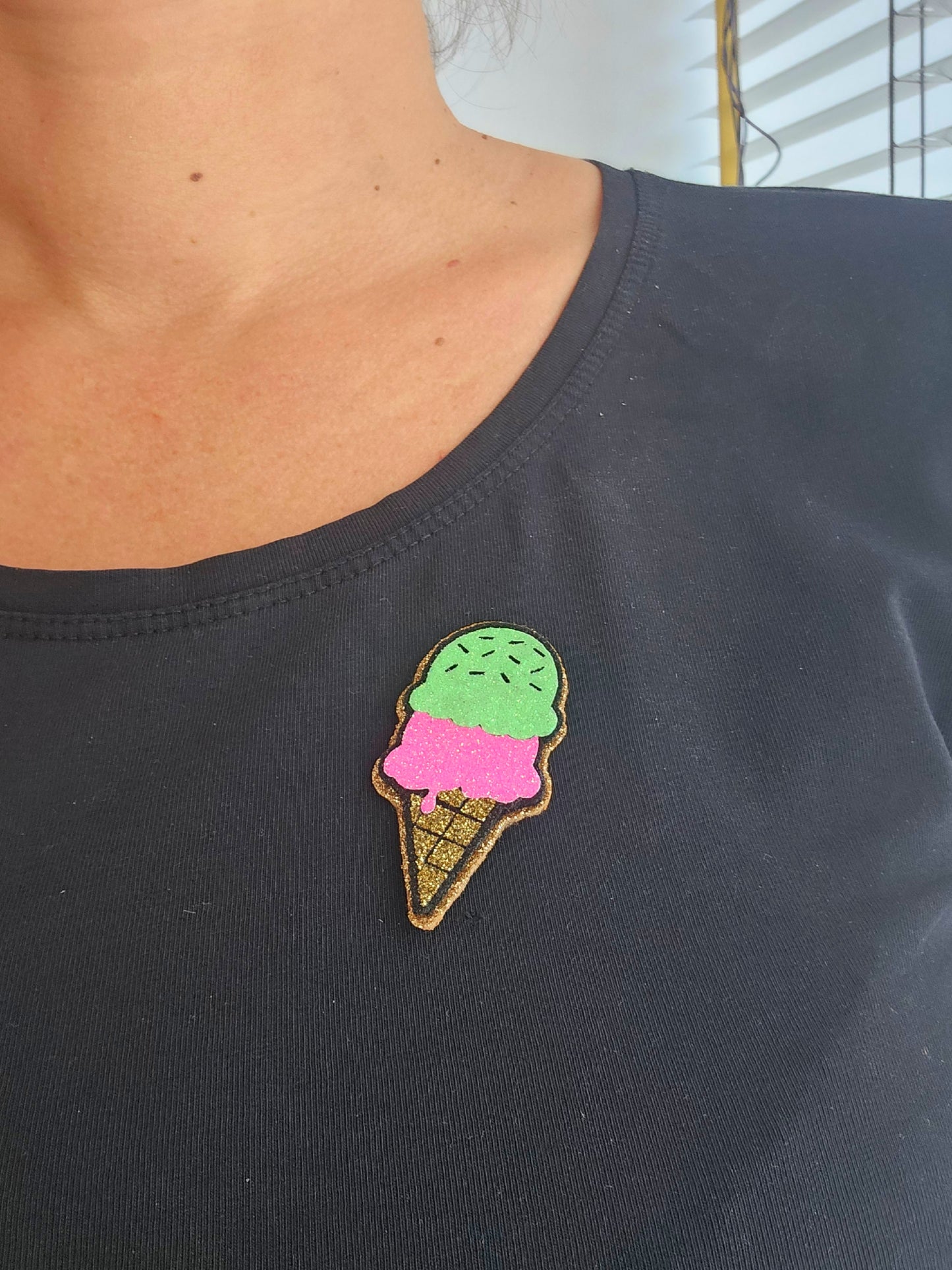 Pin's "Creamy, la glace"