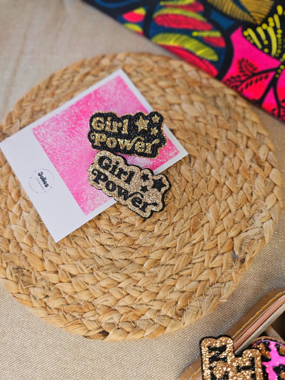 Pin's "Girl power étoilé"