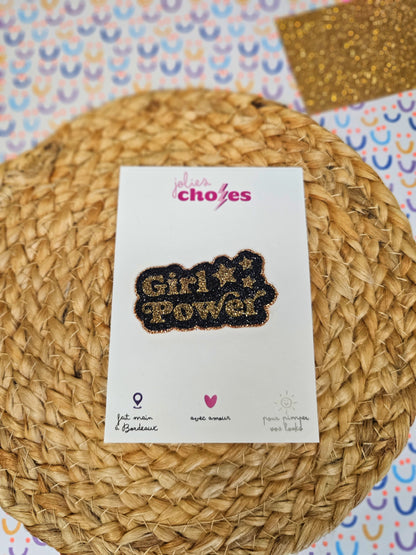 Pin's "Girl power étoilé"