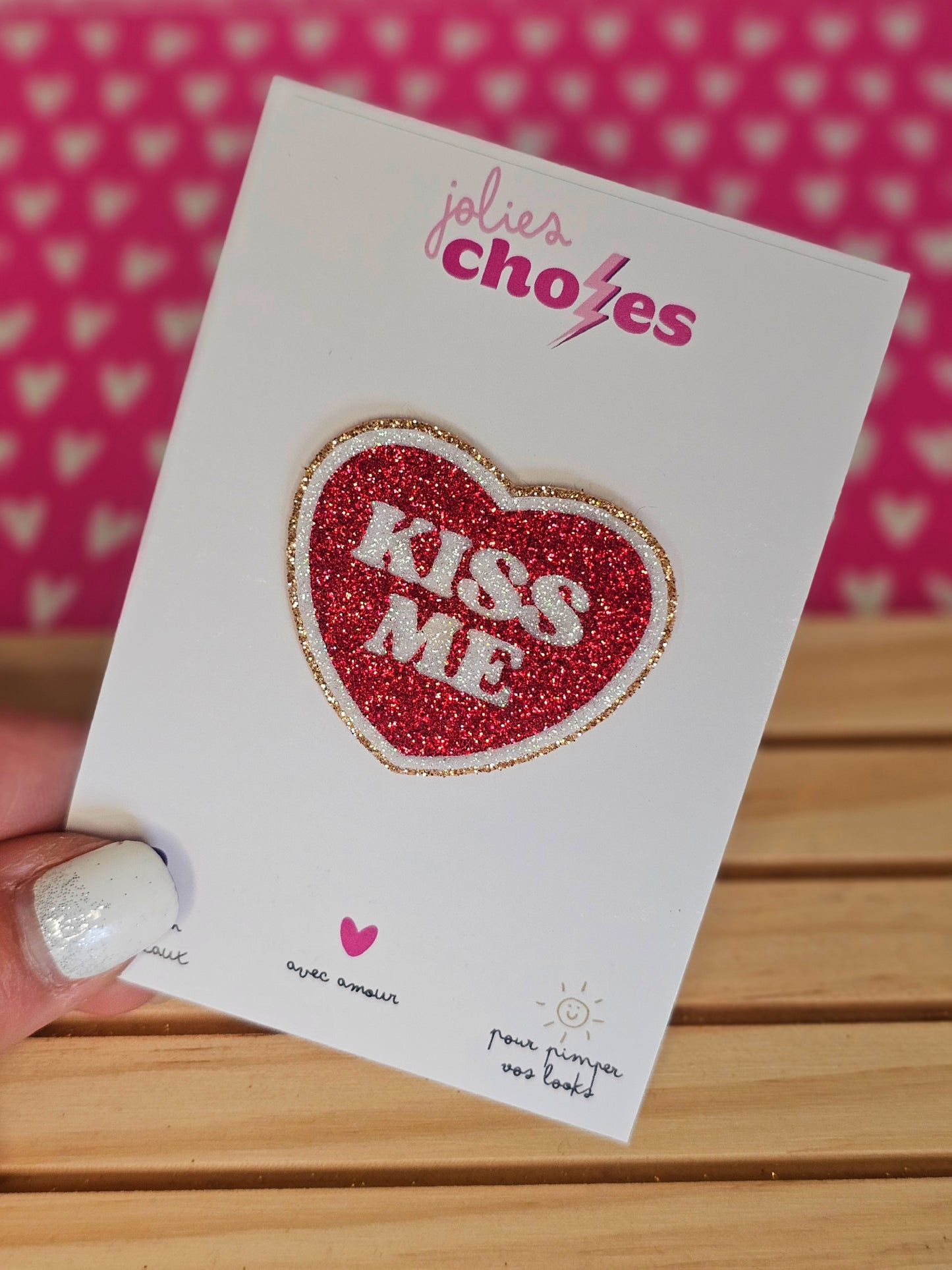 Pin's "kiss me"