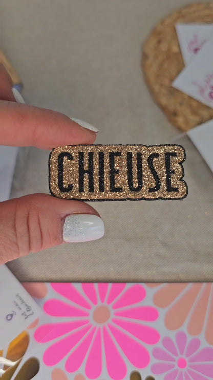 Pin's "Chieuse"